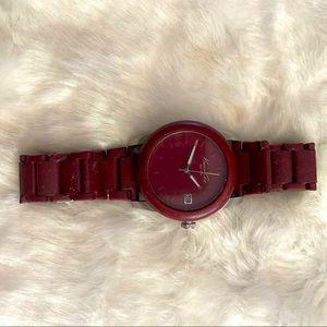 Kenneth Cole deep RED watch